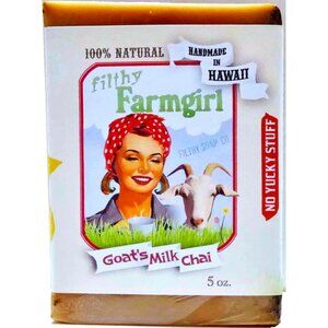 100% Natural Organic Soap. Goat's Milk Chai. Handmade in Hawaii. 5oz.